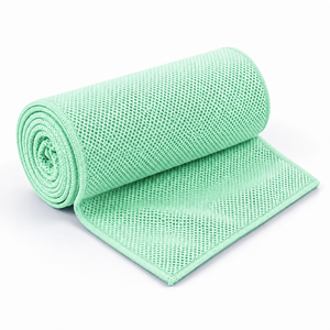 Asciugamano da Golf in Velluto di Cotone <span class=keywords><strong>con</strong></span> Iniziale Ricamata, Rettangolare <span class=keywords><strong>con</strong></span> Moschettone, 50cm X 40cm, Blu Navy, Regalo per Uomo - Product Image 2