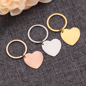 Letter Keychain Heart Key Ring Silvery Lovers Love Key Chain Souvenirs Valentine's Day Jewelry Gift