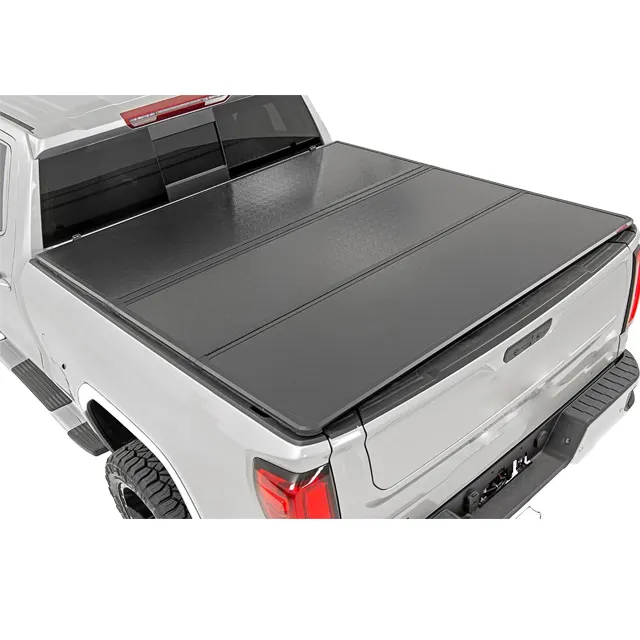 Pick Up Truck 4X4 accessories aluminum folding tonneau covers For Dodge Ram 1500 2021