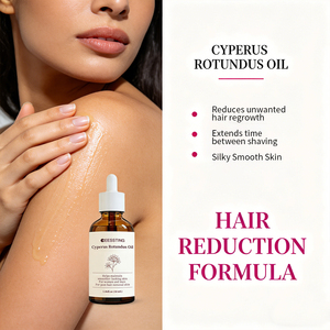 Soins corporels en marque privée, réduit la repousse des poils indésirables, épilation, hydrate, resserre les pores, huile de Cyperus Rotundus - Product Image 3