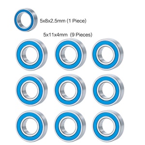 Tamiya RC Car Parts 10pcs Metal Bearing Set Sealed Rubber pour Models Grass Hopper Midnight Pumpkin Lunch Box Unimog 406 High - Product Image 3