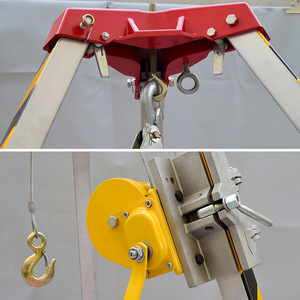 Trépied de sauvetage Fang Gong en alliage d'aluminium 10-50 kN, équipement portable de lutte contre les incendies - Product Image 2