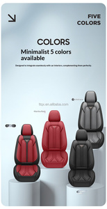 Coprisedili in Pelle Nappa <span class=keywords><strong>Nera</strong></span> per Volkswagen Arteon Atlas Taos Tharu <span class=keywords><strong>T</strong></span>-<span class=keywords><strong>Roc</strong></span>, Anti-Macchia, Miglioramento Interni per Guida Quotidiana - Product Image 6