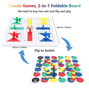 Juego Educativo Magnético 2 en 1 Personalizable Global Bridge: <span class=keywords><strong>Ludo</strong></span> y Serpientes y Escaleras, Juego Interactivo para Niños - Product Image 5