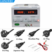 Longwei – alimentation à découpage régulée, 60V, 10a DC, affichage LED, banc de laboratoire réglable