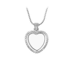 Süblimasyon boşlukları kolye kolye moda kadınlar genç kız takısı özel baskı kolye - Product Image 5