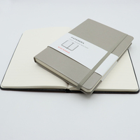 Carnet de notes/journal A5 en gros, planificateur quotidien, hebdomadaire et mensuel, couverture rigide en cuir recyclé, logo personnalisé imprimé, cadeau