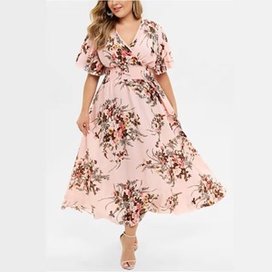 3098 #   Robe plissée moulante sexy <span class=keywords><strong>taille</strong></span> <span class=keywords><strong>5XL</strong></span> pour femmes, vêtements de plage respirants d'été, robe confortable de haute qualité et tendance - Product Image 2