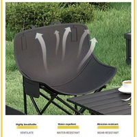 Ensemble de table et de chaises pliantes de camping en plein air, 7 pièces, ensemble de table et de chaises pliantes portables pour les sorties en famille