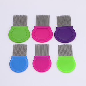 Atacado Dentes Densos Agulhas Longas Pet Piolhos Nit Comb Gatos e Cães Piolhos Comb Grate Comb Pet Tick Flea Ferramenta de Remoção - Product Image 2