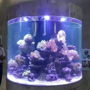 Nouveaux produits de conception, aquarium cylindrique en acrylique coulé pour la décoration de la maison - Product Image 3