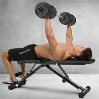 Banco de mancuernas Multigym de alta calidad ajustable al por mayor banco plano de mancuernas ajustable Ejercicio de gimnasio