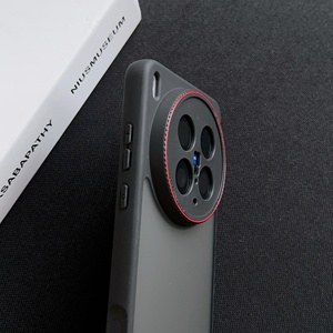 Black Matte Transparent <b>Camera</b> Protective <b>Magnetic</b> Ring Holder 360 Full Wrap Protection Mobile Phone Cases For VIVO X200 Ultra - Product Image 3