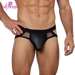 Slip Sexy in <span class=keywords><strong>Pelle</strong></span> Sintetica per <span class=keywords><strong>Uomo</strong></span> - Product Image 3
