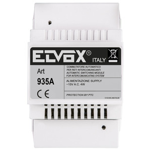 Module de commutation automatique Elvox 935A pour système d'interphone 15V AC 4W avec protection PTC - Product Image 1