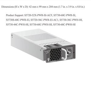 Module d'alimentation PoE AC 1000W PAC1000D5412 pour S6720 - Product Image 3