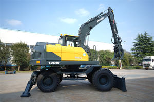 Lage Prijs Hyundai 120W Graafmachines 12ton Gebruikt Hyundai 120 120W 210 150 Wiel Graafmachines Tweedehands Wiel Digger - Product Image 4