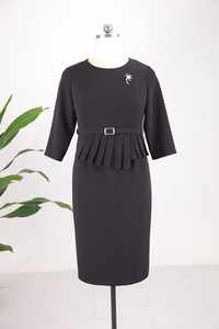 Robe Formelle Unie de Haute Qualité pour Femmes Africaines Grandes Tailles, Style Turc, Idéale pour l'Église - Product Image 4
