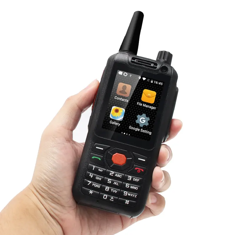 OEM ODM UNIWA F25 2.4 Pouces Écran Mondiale Bandes 4G LTE Android Mobile Zello walki talki portable PoC Radio