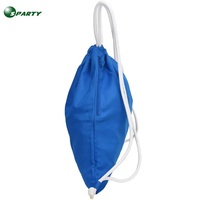 Sac à dos à cordon en polyester réutilisable unisexe, compartiment principal souple, sac de sport décontracté, sac cadeau personnalisé OEM