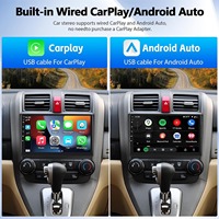 Estéreo para Auto CRV 2007-2011, 2GB RAM, 32GB ROM, Pantalla Táctil IPS de 9 Pulgadas, GPS Integrado, USB, Android Auto, Cámara de Reversa