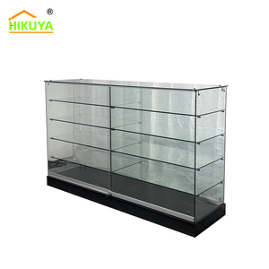 Vitrina de Vidrio Transparente Personalizada HiKUYA, Vitrina de Exhibición con Puerta Corredera de Vidrio - Product Image 2