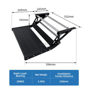 Accessoires pour <span class=keywords><strong>caravanes</strong></span>, marchepied pour camping-car, marchepied pliable à une seule couche, échelles <span class=keywords><strong>pliantes</strong></span> stables pour <span class=keywords><strong>caravanes</strong></span> - Product Image 6