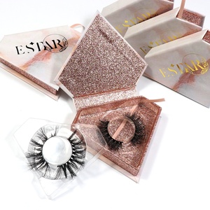 bo&icirc;tes personnalis&eacute;es vente en gros de marque priv&eacute;e vegan moelleux fausse bande de <strong>vison</strong> vendeur de cils avec emballage - Product Image 6