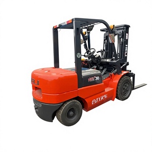 Used Heli Brand 3 Ton LP Gas <b>Engine</b> Forklift Truck CE ISO Certified 5m <b>Lift</b> Height 4 Wheels 4X4 Drive Powered Pallet Truck - Product Image 1