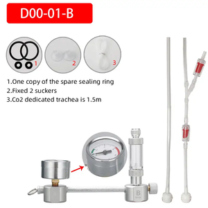 WYIN ZRDR אקווריום DIY CO2 גנרטור מערכת ערכת CO2 גנרטור בועת דלפק מפזר עם סולנואיד שסתום - Product Image 6