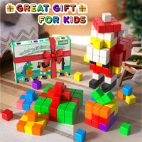 Bloques de Construcción Magnéticos de Plástico para Niños Pequeños y Niños - Montessori Sensorial, Aptos para Autismo, Desarrollan la Creatividad, Certificados de Seguridad