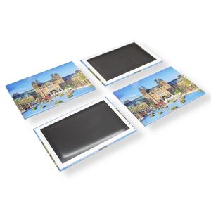 Aimant de réfrigérateur rectangulaire en fer blanc 80x53mm 90x65mm pour souvenir de voyage, fabriqué en Chine - Product Image 5