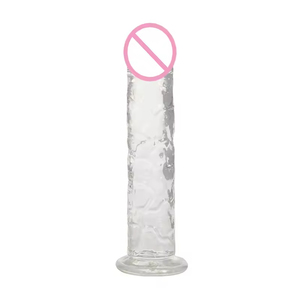 Women's Colorful TPE Adult Product Genre Realistic Design Natural Rubber <b>Dildo</b> Soft Silicone Material Artificial Crystal DildosW - Product Image 6