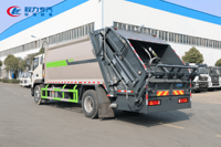 Camion compacteur diesel Euro 4 manuel 4x2 |   Nouveau modèle 2026, Camion poubelle Euro V à compression hydraulique pour la collecte des déchets