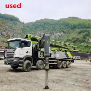 2019 사용 ZOOMLION/SANY 42m/49m/56m 콘크리트 기계 가솔린 펌프 공급 Pompa Beton