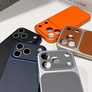 Coque de <span class=keywords><strong>téléphone</strong></span> PC effet cuir uni, compatible avec <span class=keywords><strong>iPhone</strong></span> 17 Pro Max/16/15/14/13/12/<span class=keywords><strong>11</strong></span> - Product Image 2