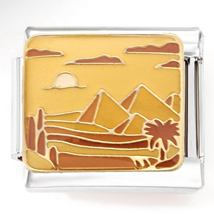 Astilla italiana encantos pulsera de acero inoxidable negro luz Luna forma hombres mujeres DIY pulsera Día de San Valentín módulo elástico regalo - Product Image 4