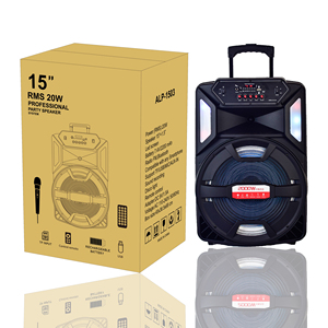 2022 ODM Âm Thanh Giá Rẻ 15 Inch Thời Trang 20 Wát <span class=keywords><strong>Pa</strong></span> Hệ Thống Echo Dot 4th Hoạt Động Màn Hình Xách Tay Home Thertre Loa - Product Image 6