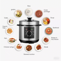 Autocuiseur Électrique Multifonction Automatique 5L ODM/OEM pour Restaurant et Cuisine, avec Cuve Intérieure en Aluminium