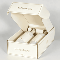 Emballage personnalisé en carton pour coffret de shampoing, impression élégante, emballage en papier pour cosmétiques et essences, boîte de shampoing