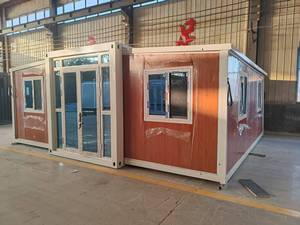 <span class=keywords><strong>Consegna</strong></span> diretta della fabbrica 20ft & 40ft doppia ala di espansione casa contenitore prefabbricata cabina pieghevole casa Mobile - Product Image 4