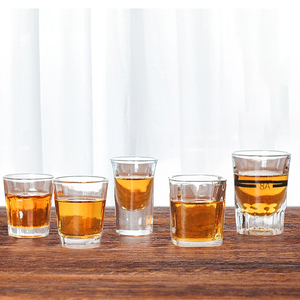 Heiß verkaufende Tequila Schnaps gläser klar 1 Unze benutzer definierte Schnaps gläser kleines Schnaps glas - Product Image 1