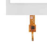 Écran tactile capacitif multi-touch industriel en verre transparent de haute qualité de 7 pouces avec interface I2C