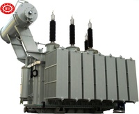 Transformateur de puissance immergé dans l'huile à haute tension triphasé OLTC 6,6 kV à 66 kV 5 MVA 6 MVA à élévation de tension