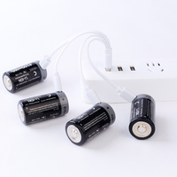 Baterai Isi Ulang USBC Ukuran C 1.5V 4100mWh Tegangan Konstan Lithium Ion Li-ion untuk Perangkat Elektronik