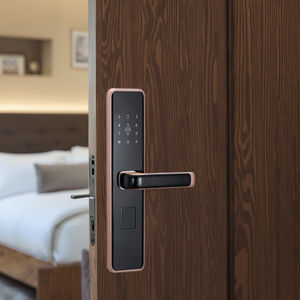 Precio de fábrica Cerradura Inteligente Rfid Contraseña Código digital de huellas dactilares Cerradura inteligente para el hogar Manija electrónica para apartamentos - Product Image 6
