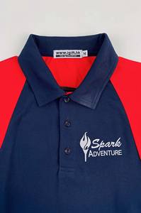 Venta al por mayor 100% algodón antiarrugas para Polo para hombres logotipo bordado personalizado patrón sólido Golf camiseta Jersey tela - Product Image 5