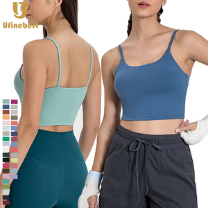 Top Deportivo Corto con Diseño Nuevo 2026, Sujetador Deportivo para Yoga, Entrenamiento, Top Deportivo Acolchado sin Mangas, Camiseta con Tirantes para Gimnasio - Product Image 3