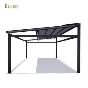 Bâche en PVC pour l'extérieur, un espace de protection maximale de 12m, toit rétractable, pergola avec lampes LED - Product Image 6