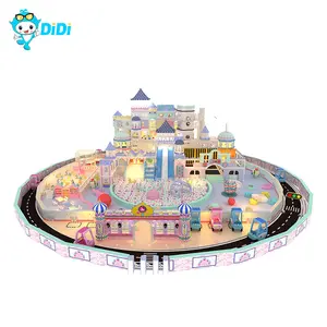 High Quality Naughty Themed Castle Kids Sports Playground Indoor Play Center Small Indoor Playground with Slide Ball Pit Balls